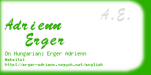 adrienn erger business card